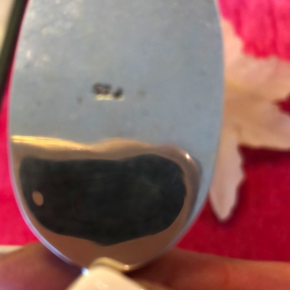 925 pendant brown like the cinnamon stone. Three strand necklace made in Italy … - Picture 6 of 9